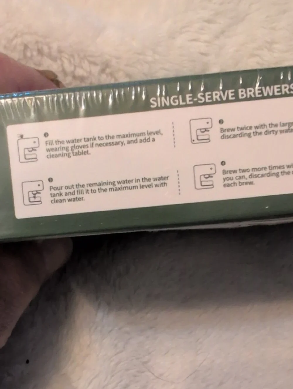 Green Coffee Machine Cleaner Tablets - 24 Pack